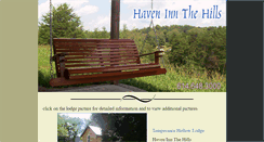 Desktop Screenshot of haveninnthehills.com